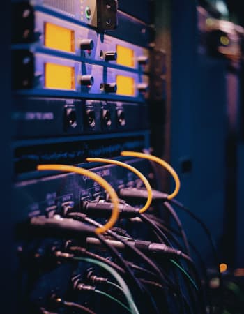 Imagem de um data center